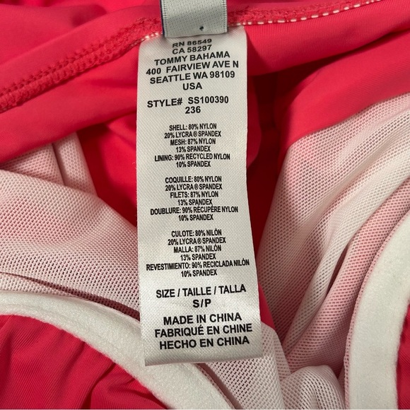 Tommy Bahama Pink Swimwear Tankini Top - Picture 5 of 13